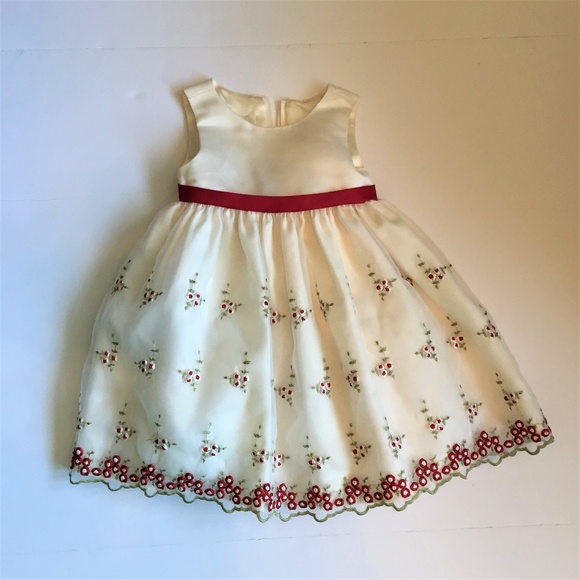 american Princess Other - Holiday Frilly Girl's 2T  Dress -Ivory- Girly Girl